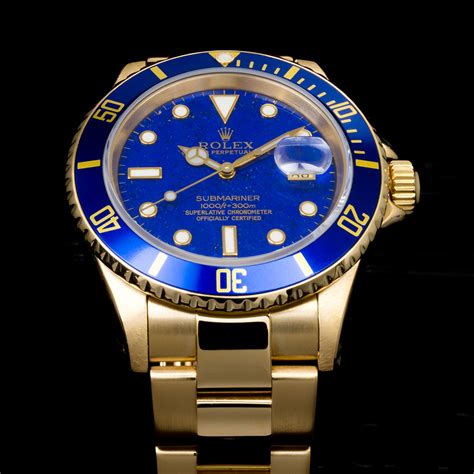 rolex submariner acciaio oro quadrante blu prezzo|rolex submariner stampata.